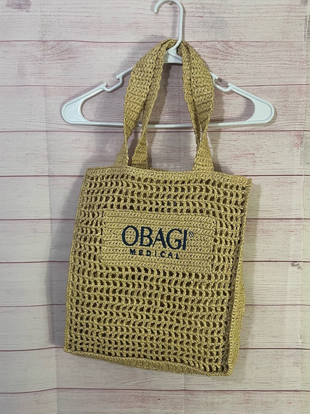 OBAGI Medical Woven Tote Bag